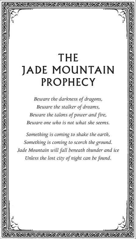 The Jade Mountain Prophecy Wings Of Fire Wiki Fandom