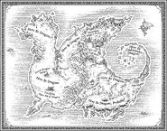 Map of Pyrrhia (Dragonslayer), by Mike Schley