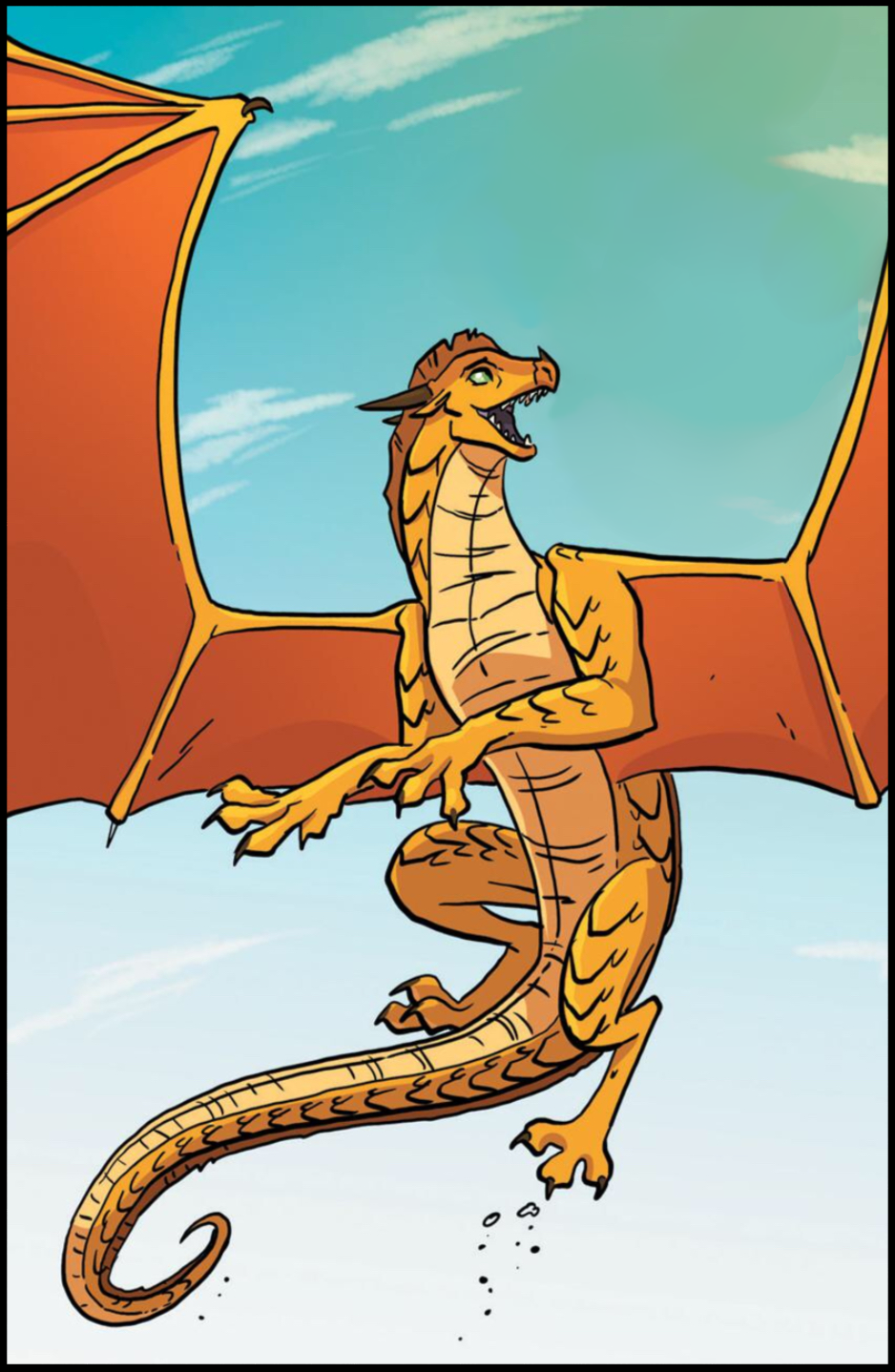 coloring pictures of wings of fire sunny