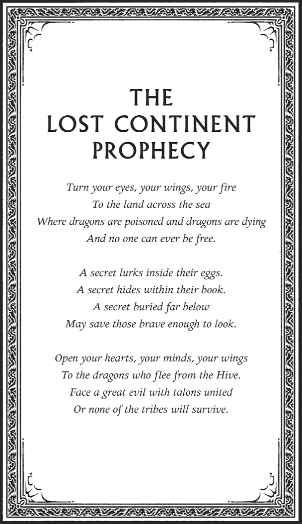 The Lost Continent Prophecy | Wings of Fire Wiki | Fandom
