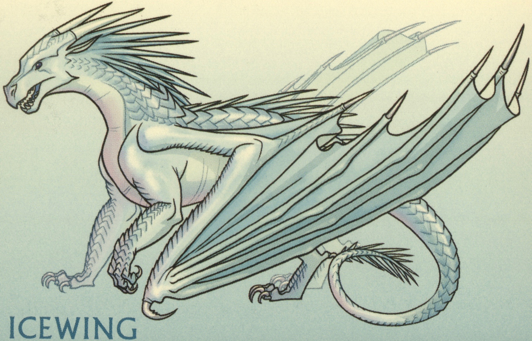 drawings of wings of fire dragons