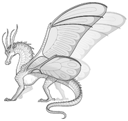 A typical SilkWing (lineart), by Joy Ang