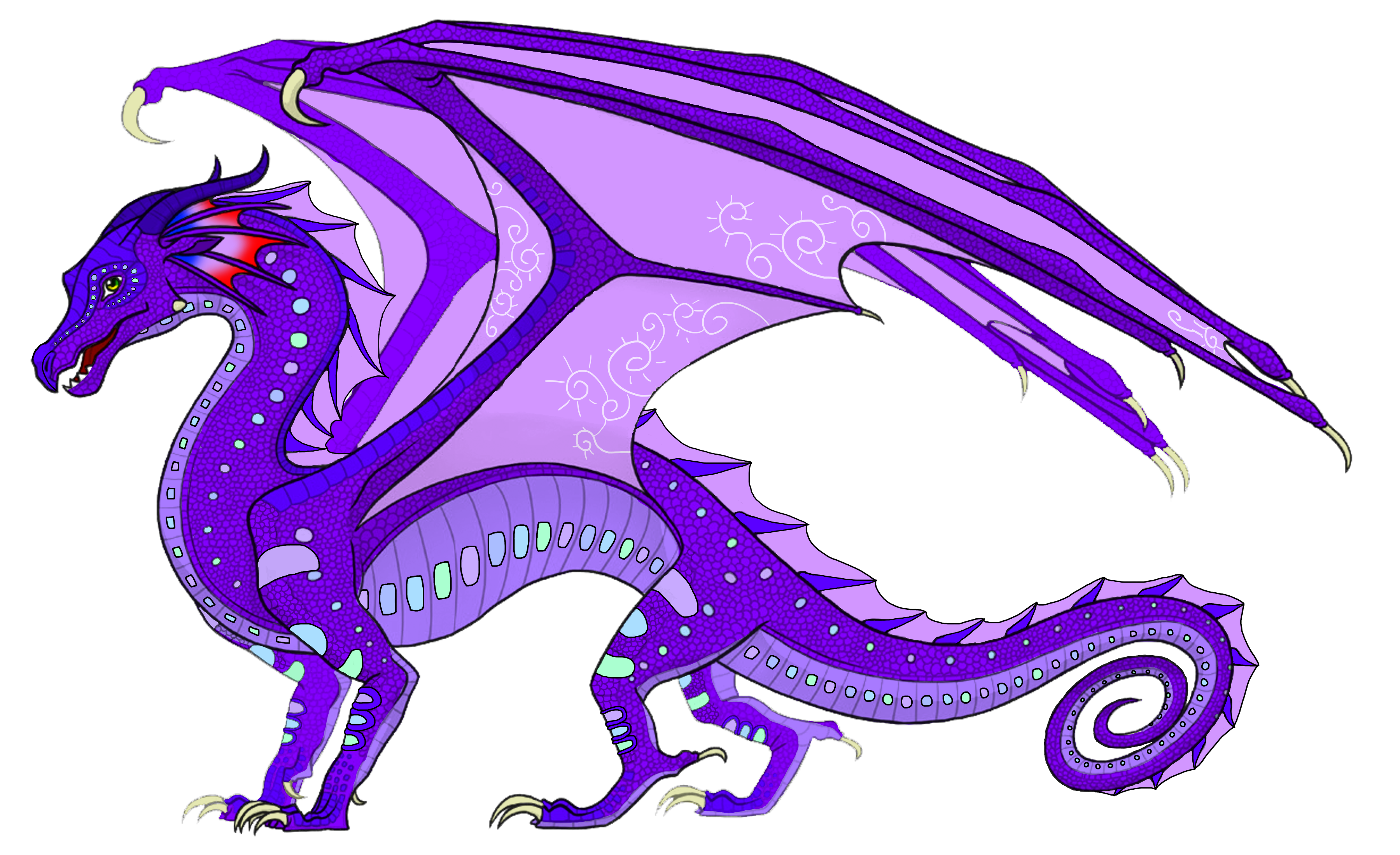 pic Rainwing Seawing Wof peace au wings of fire fanon wiki