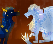 Anubis and Milo drawn by Grey! (Sky'sAlwaysGrey)