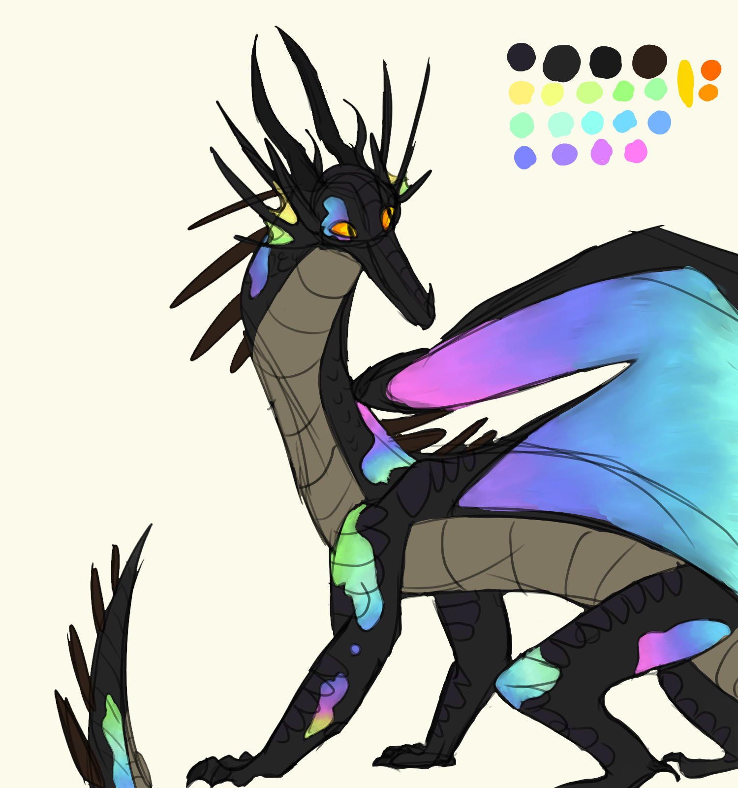 Magpie Cut Throat The Abysswing Wings Of Fire Fanon Wiki Fandom