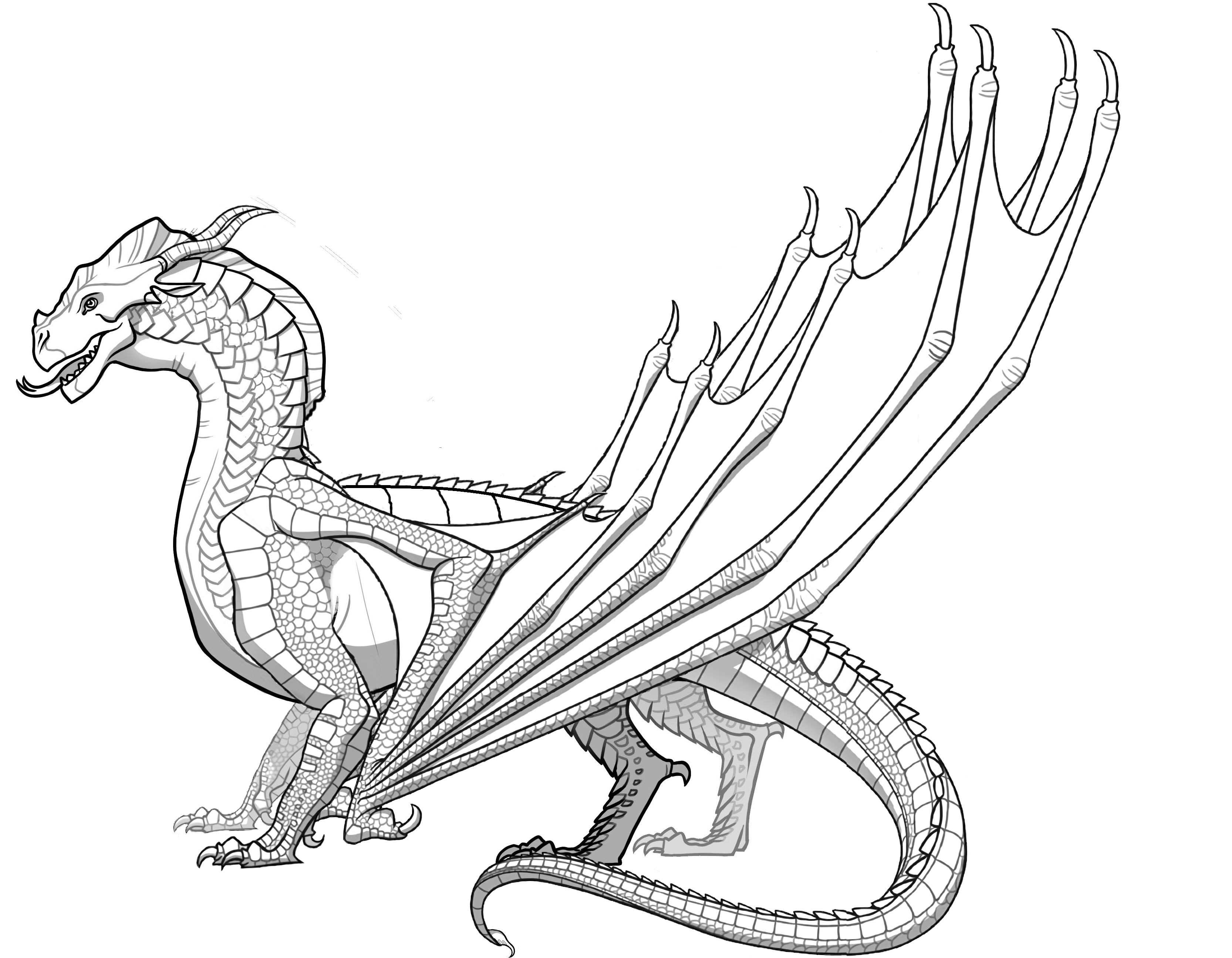 pic Wings Of Fire Hybrid Bases darkusdragon sand sky hybrid base edit