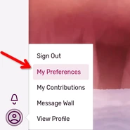 WoFFicial-guide-bdp-bc-1.png (60 KB) Step 1: Navigate to your Preferences through the user dropdown menu