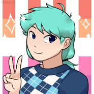Lyra as a human, generated on Picrew (artist: Sangled) by jaz! thank you <3