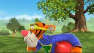 Tigger tries to whislte