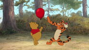 Tigger can't let the red balloon be his sidekick