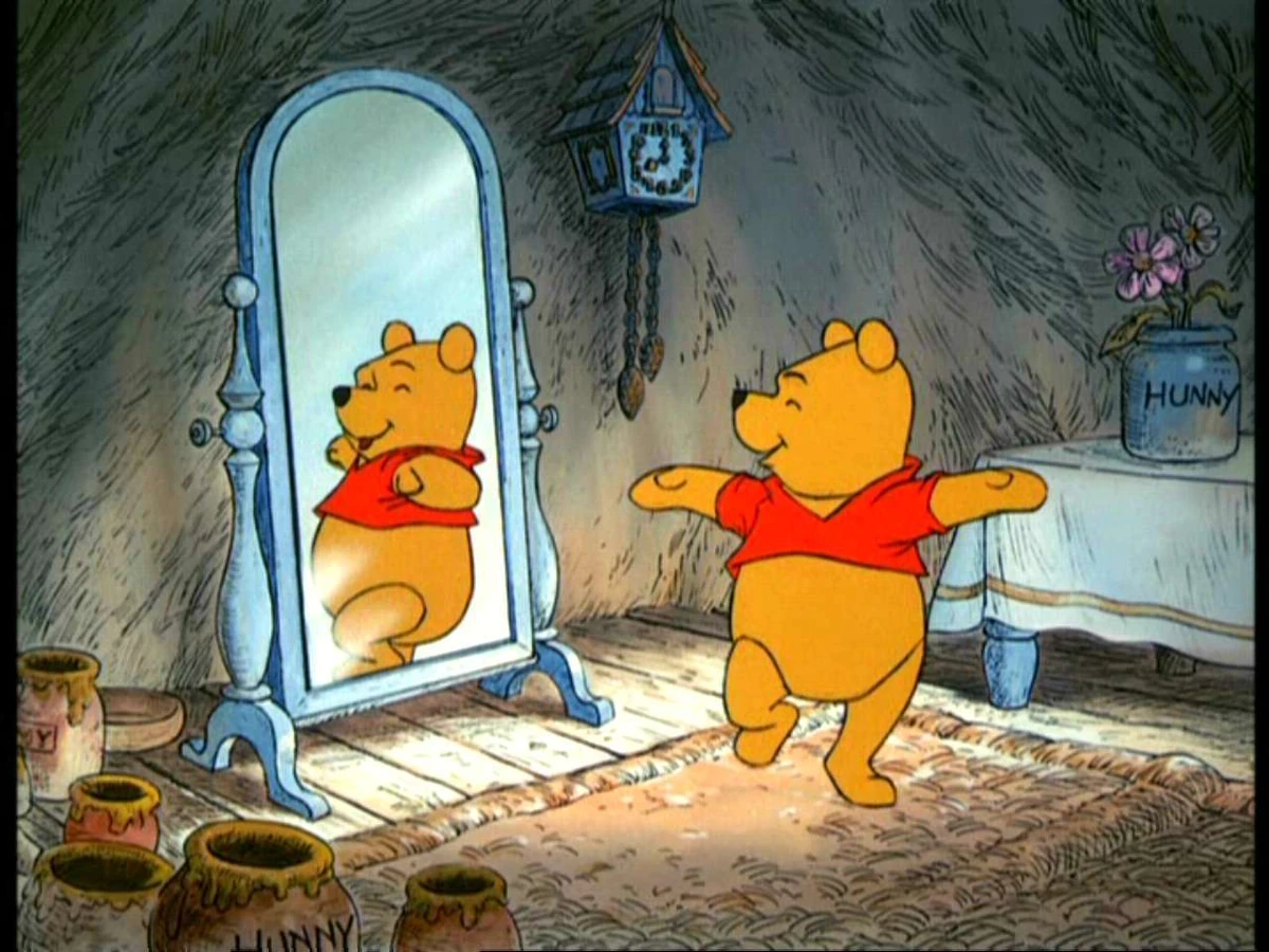 winnie the pooh up and down