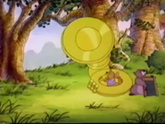 Roo playing tuba and gopher playing washboard