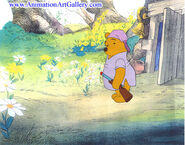 Production cel of Winnie The Pooh