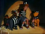 Christopher Robin, Tigger, Pooh, Eeyore, And Piglet In Prison Uniforms