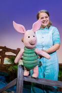 Kirsty as piglet