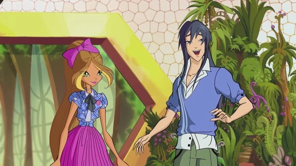 Winx Club Flora e Helia il primo bacio
