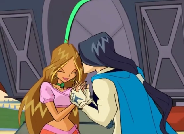 Winx Club Flora e Helia il primo bacio