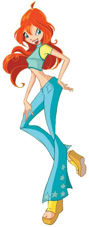 NEW WITH TAG Winx Club Stella Bloom Flora leggings jeans long