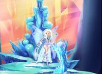 Aurora in throne room