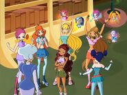 Winx cheering