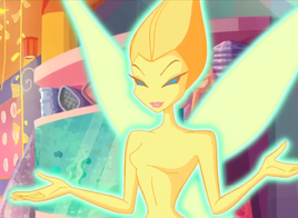 Orange Ethereal Fairy