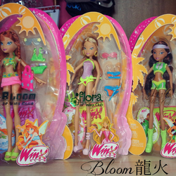 Witty Toys Winx Club Friends Forever Flora Fate Barbie Doll Toy figure  Mattel
