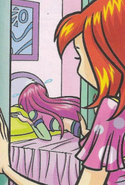 Roxy crying about the hopelessness over her situation with Manuel. (Issue 82)