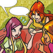 Roxy asking Bloom if she can always count on the Winx to help her in Issue 86: The Golden Reef.