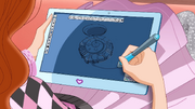 World of Winx ep 107 - Blooms drawing of the Magic Watch