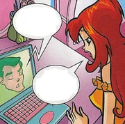 Bloom trying to talk to her diary.