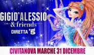 Winx Club - Magico Capodanno con le Winx al Gigi D’Alessio & Friends ! Bloom Tynix