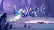 Las alas de Bloom son verdes en lugar de rosa claro.