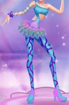 sachin and babi light blue dress Amazon.com: Winx Club Aisha Adult Fairy Costume main image 1