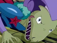 A guardian mermaid transformed into mer-monsters.