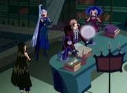 Los guantes de Icy están completamente coloreados.