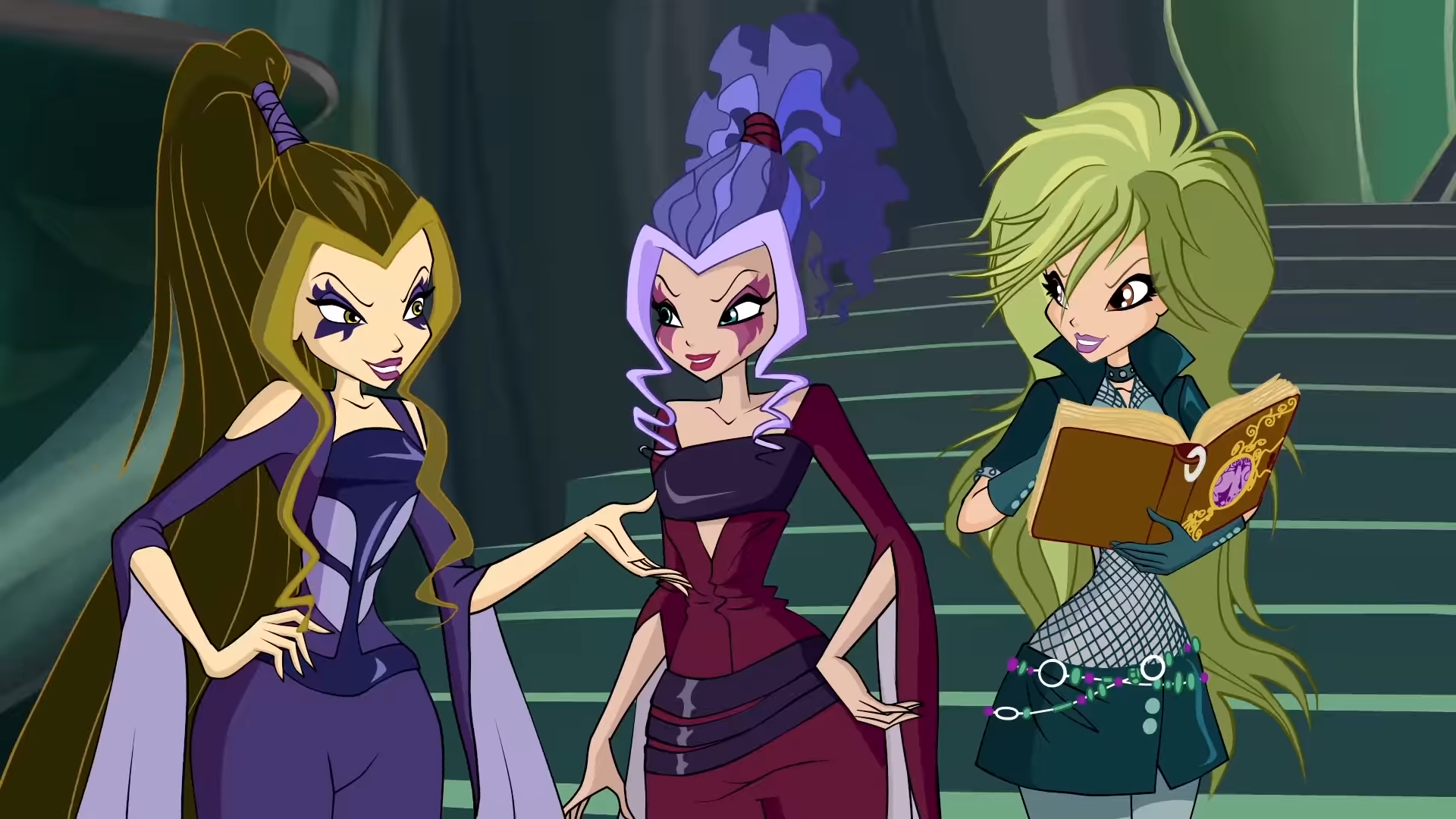 Winx Club All on X: (2/2) and sees the Trix, making their grand  entrance. Icy breaks the news to her, the flame in this room is not the  Dragon Flame, it is