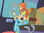 El interior de un autobús en El origen del Fuego del Dragon.