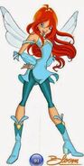 Diseño anterior del Magic Winx de Bloom (reconstruido)