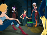 Griffin and her students
