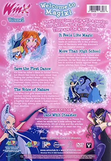 Winx Club Volume 1 - Welcome to Magix - DVD By Winx Club - BRAND NEW SEALED  704400078828 