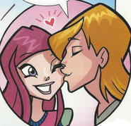 Roxy getting a kiss from Manuel! (Issue 83)