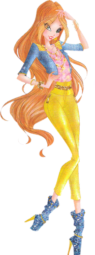 NEW WITH TAG Winx Club Stella Bloom Flora leggings jeans long