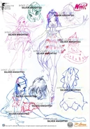 Primeros diseños de Bloom Enchantix