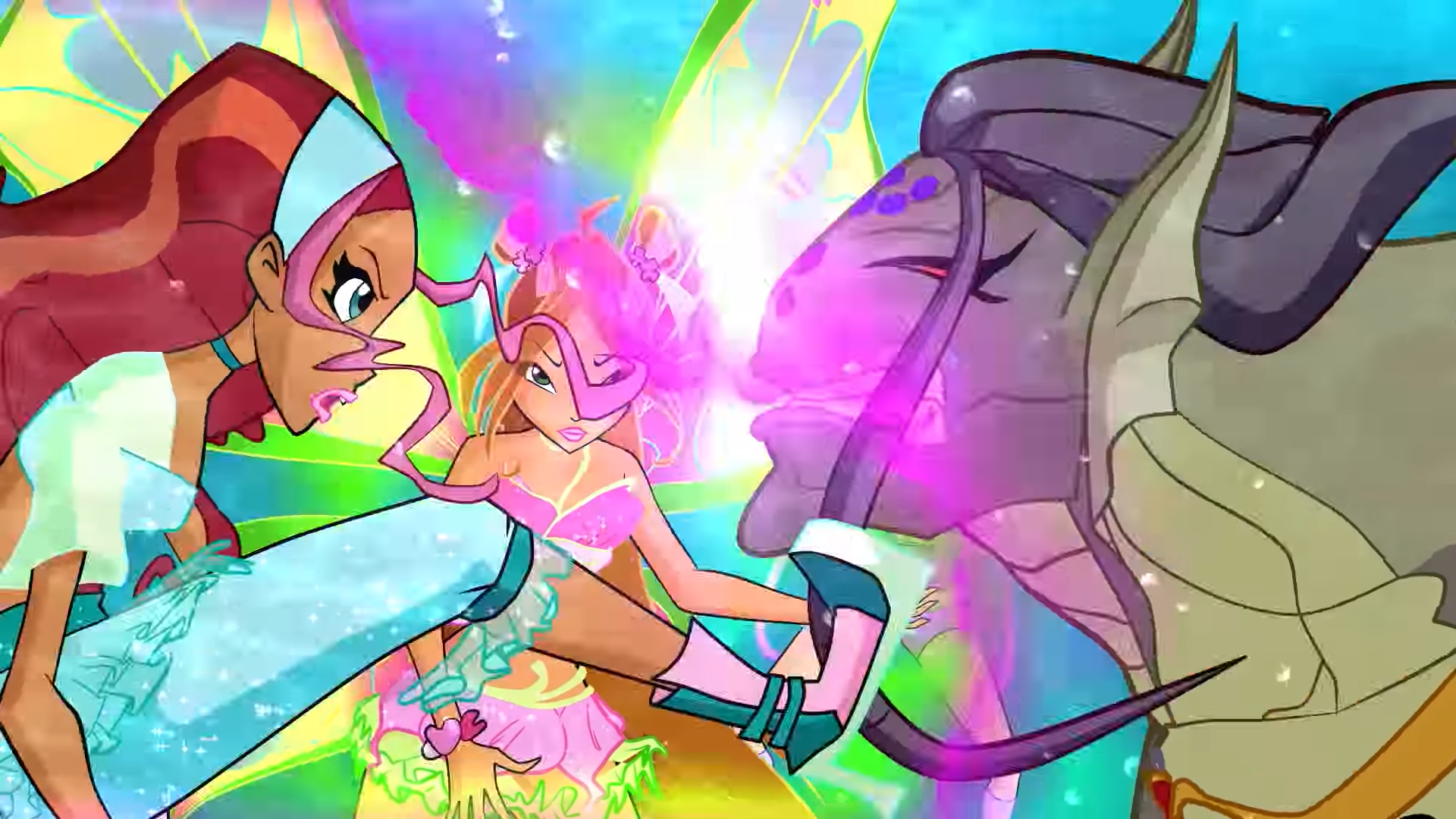 Winx Club All on X: (2/2) and sees the Trix, making their