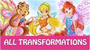Winx Club - All Winx Full Transformations!
