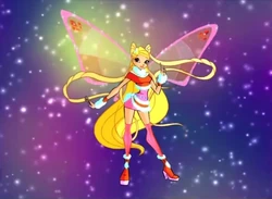 sachin and babi light blue dress Officially Licensed] Winx Club Stella Fairy Costume for Women Orange Top  and Shorts with Wings, XL