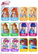 Winx Club- Memory Card Game - Etno Chic