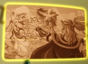 Ogron stripping two Earth Fairies of their powers.