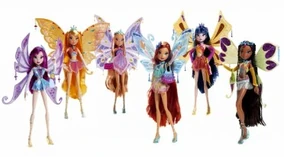 Lots De Poupées Winx Club Mattel – Bloom, Flora, Stella Et Accessoires