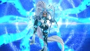 Icy being captured.